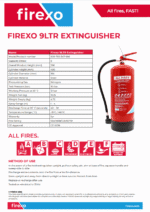 EXTINTOR FIREXO 9 LITROS - FIREX - Imagen 2