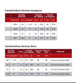 MANGUERA DE INCENDIO STREK/30MTS/STORZ/4´´ - FIREX - Imagen 5