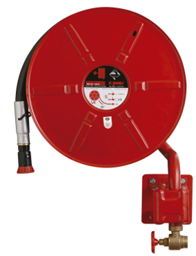 CARRETE MANGUERA SEMIRIGIDA 1 1/2" X 30 MT - FIREX